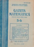 Gazeta Matematica Mai Iunie 1988