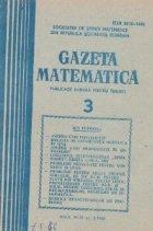 Gazeta Matematica, Nr. 3 - Martie 1988