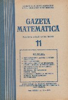 Gazeta Matematica Noiembrie 1978
