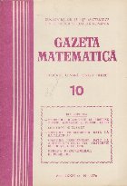 Gazeta Matematica, Nr. 10 - Octombrie 1976