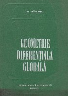 Geometrie diferentiala globala Spatii Riemann