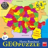 GEOPUZZLE HARTA ROMANIEI