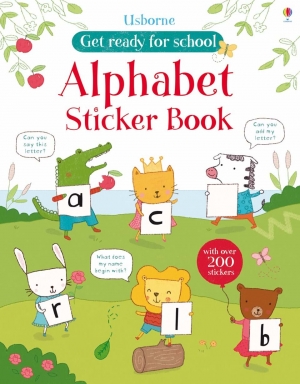 Get ready for school alphabet sticker book