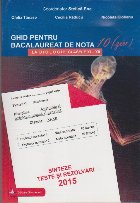 Ghid pentru Bacalaureat nota (zece)