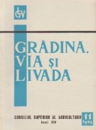 Gradina, via si livada, Nr. 11/1965 - Revista de stiinta si practica horti-viticola