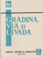 Gradina, via si livada, Nr. 7/1965 - Revista de stiinta si practica horti-viticola