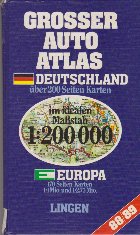 Grosser Auto Atlas Deutschland. Europa