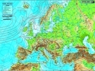 Harta Europa - duo 70x100 cm