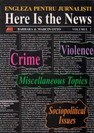 Here is the news. Engleza pentru jurnalisti, Volumul al II-lea
