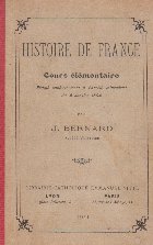 coperta Histoire de france - Cours elementaire