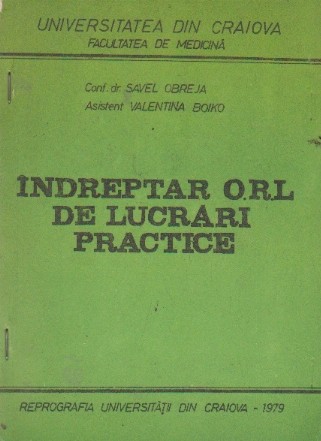 Indreptar ORL de lucrari practice