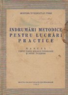 Indrumari metodice pentru lucrari practice