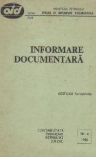 Informare documentara Gestiuni (perisabilitati)