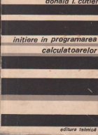 coperta Initiere in programarea calculatoarelor