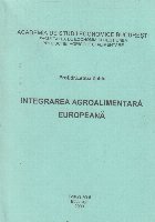 Integrarea agroalimentara europeanaa