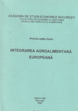 Integrarea agroalimentara europeanaa
