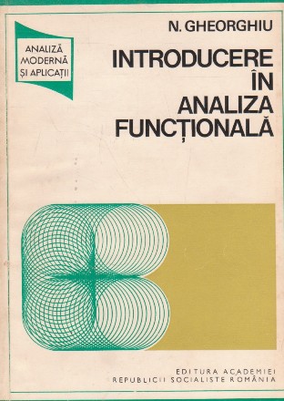 Introducere in analiza functionala