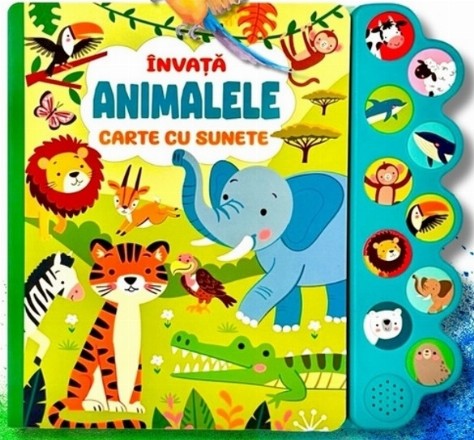 Invata animalele. Carte cu sunete