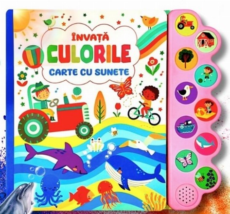 Invata culorile. Carte cu sunete