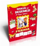 Invata desenezi Tony Wolf Ferma