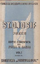 coperta St. O Iosif - Poezii, Volumul I