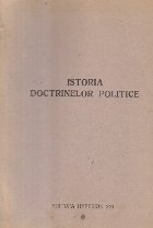 coperta Istoria Doctrinelor Politice (Note de curs)