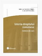 coperta Istoria dreptului românesc : sinteze de curs