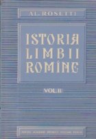 Istoria limbii romine Volumul lea