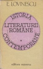 coperta Istoria literaturii romane contemporane, Volumele I, II si III