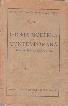 Istoria Moderna Si Contemporana, Manual pentru Clasa A VII-a (Editie 1953)