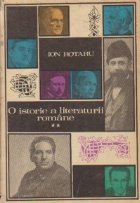 O istorie a literaturii romane, Volumul al II-lea (De la 1900 pina la cel de al doilea razboi mondial)