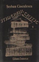 coperta Itinerar critic, V