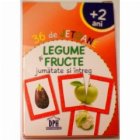 coperta 36 de jetoane - Legume si fructe - jumatate si intreg (+2 ani)