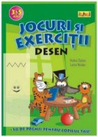 coperta Jocuri si exercitii - Desen 3-5 ani