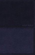 KJV, Value Thinline Bible, Compact, Leathersoft, Blue, Red L