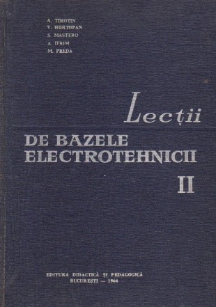 Lectii de Bazele Electrotehnicii, Volumul al II-lea