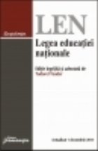 coperta Legea educatiei nationale actualizata 1 decembrie 2011