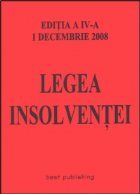 coperta Legea insolventei. editia a II-a, actualizata la 05.03.2007