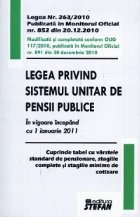 Legea privind sistemul unitar pensii