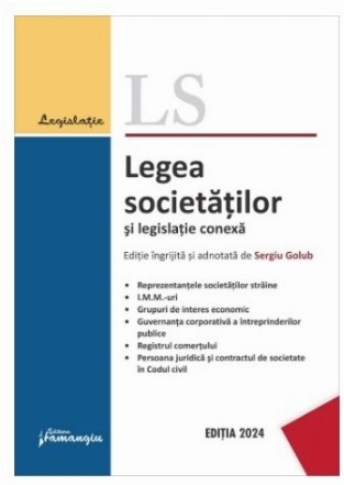 Legea societăţilor şi legislaţie conexă