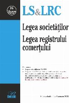 coperta Legea societăţilor,Legea registrului comerţului