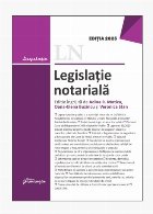 Legislaţie notarială