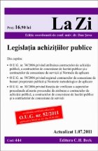 coperta Legislatia achizitiilor publice. Cod 444