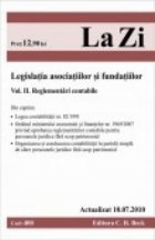 coperta Legislatia asociatiilor si fundatiilor. Volumul II. Reglementari contabile (actualizat la 10.07.2010). Cod 400