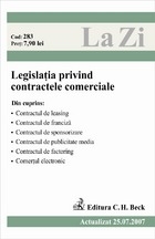 Legislatia privind contractele comerciale (actualizat la 25.07.2007)