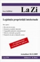 coperta Legislatia proprietatii intelectuale (actualizat 10.12.2009). Cod 375