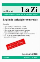 coperta Legislatia societatilor comerciale (actualizat la 05.05.2011). Cod 439