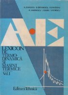 Lexicon de termodinamica si masini termice, Volumul I. A-E