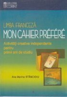 Limba franceza caietul meu preferat