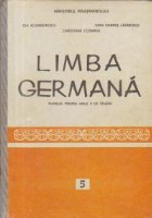Limba germana Manual pentru anul